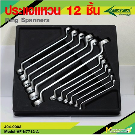 Ring Spanners 12 Pcs. 