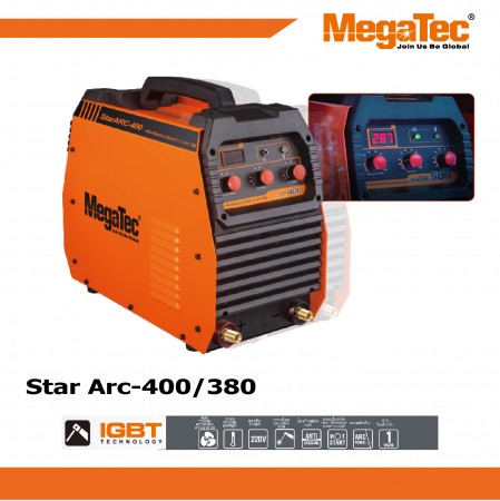 เครื่องเชื่อมอินเวอร์เตอร์ DC ARC ซีรีส StarARC-400/380