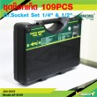 Dr.Socket Set 1/4" & 1/2" 109 Pcs. 