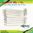 Double Ring  Wrench 75o 9 Pcs. 