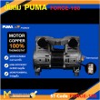 ปั๊มลม ปั๊มลมเสียงเงียบ ปั๊มลมไร้น้ำมัน PUMA FORCE-160 1450W 4 ถัง 160 ลิตร รับประกัน 6 เดือน